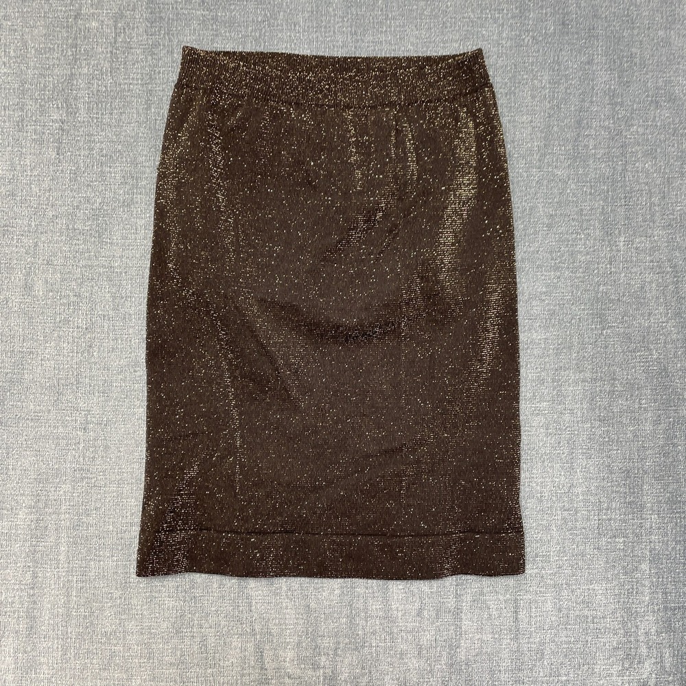 Free People Intimately Straight & Pencil Skirt Womens XS/S Black Glitter Pull On